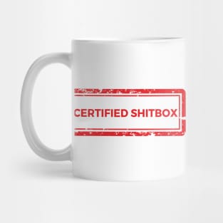 Certified Shitbox - Red Label Design Mug